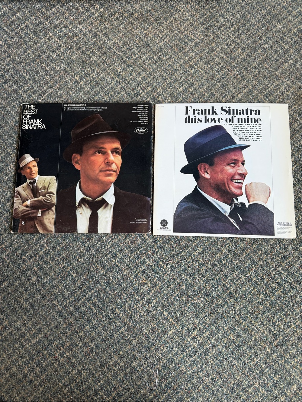 Frank Sinatra Vintage Vinyl Records - Picture 1 of 2